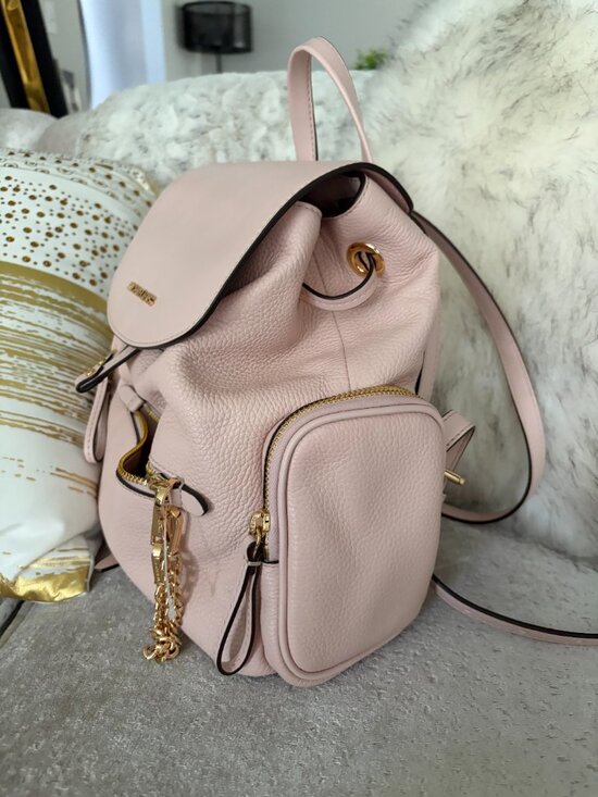 Michael Kors Jet Set Pink Gold Chain Backpack main image 7
